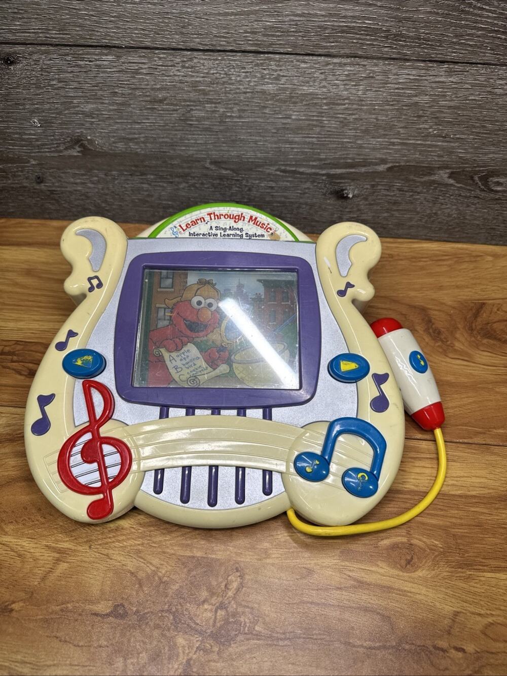2002 Fisher Price Learn Through Music Elmo Sesame Street Mattel Music System